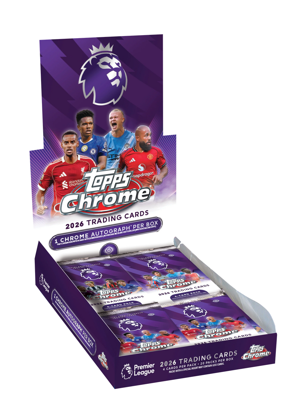 2026 Topps Chrome Premier League Hobby Box
