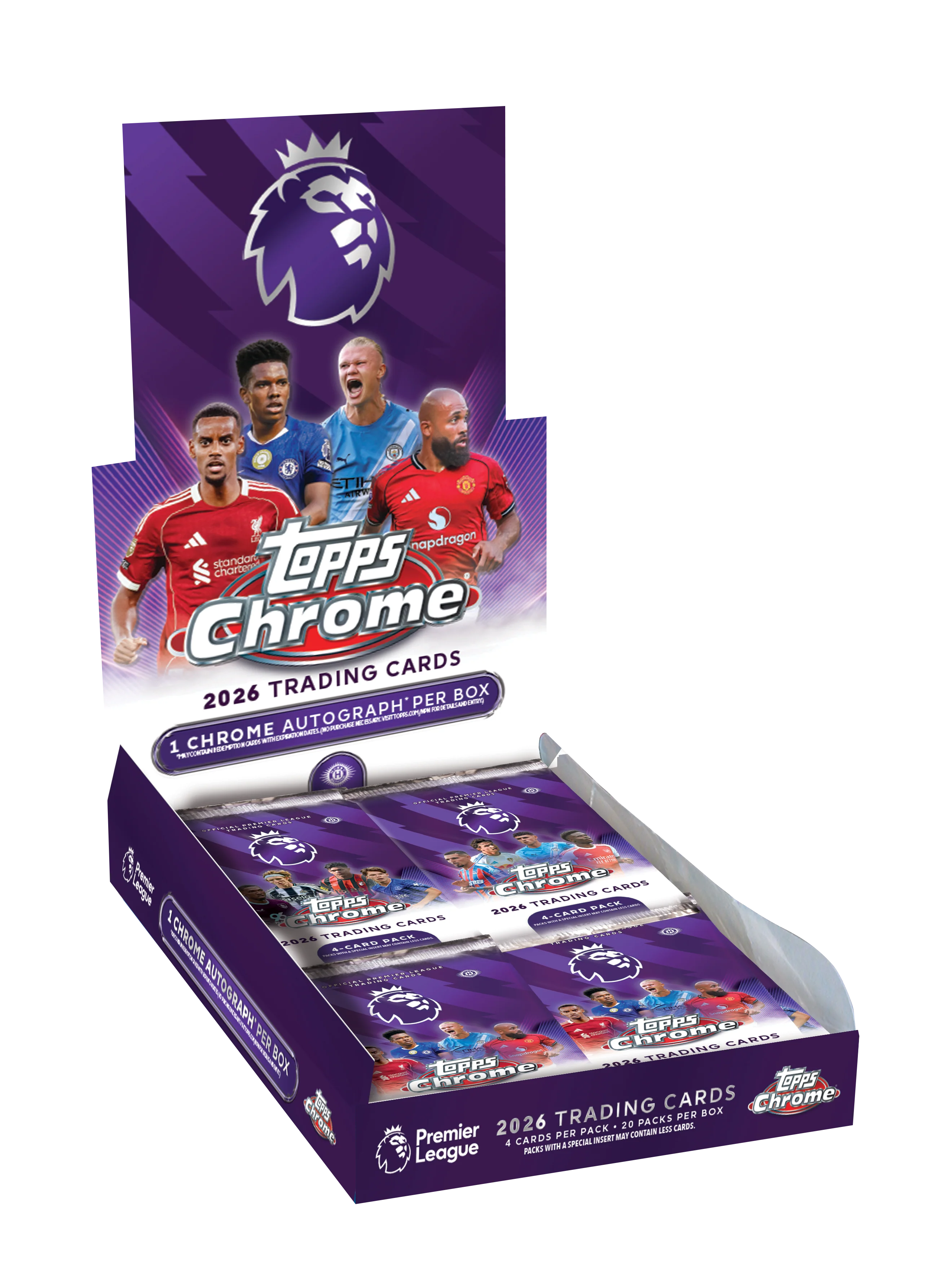 2026 Topps Chrome Premier League Hobby Box