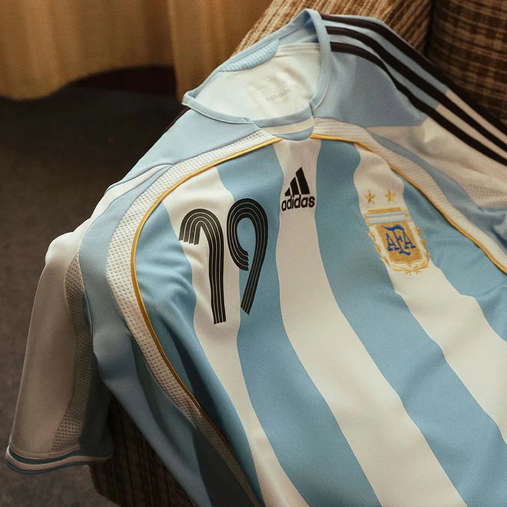 阿根廷 2006 主場復刻 #19 Messi | Argentina 2006 Home Reissue
