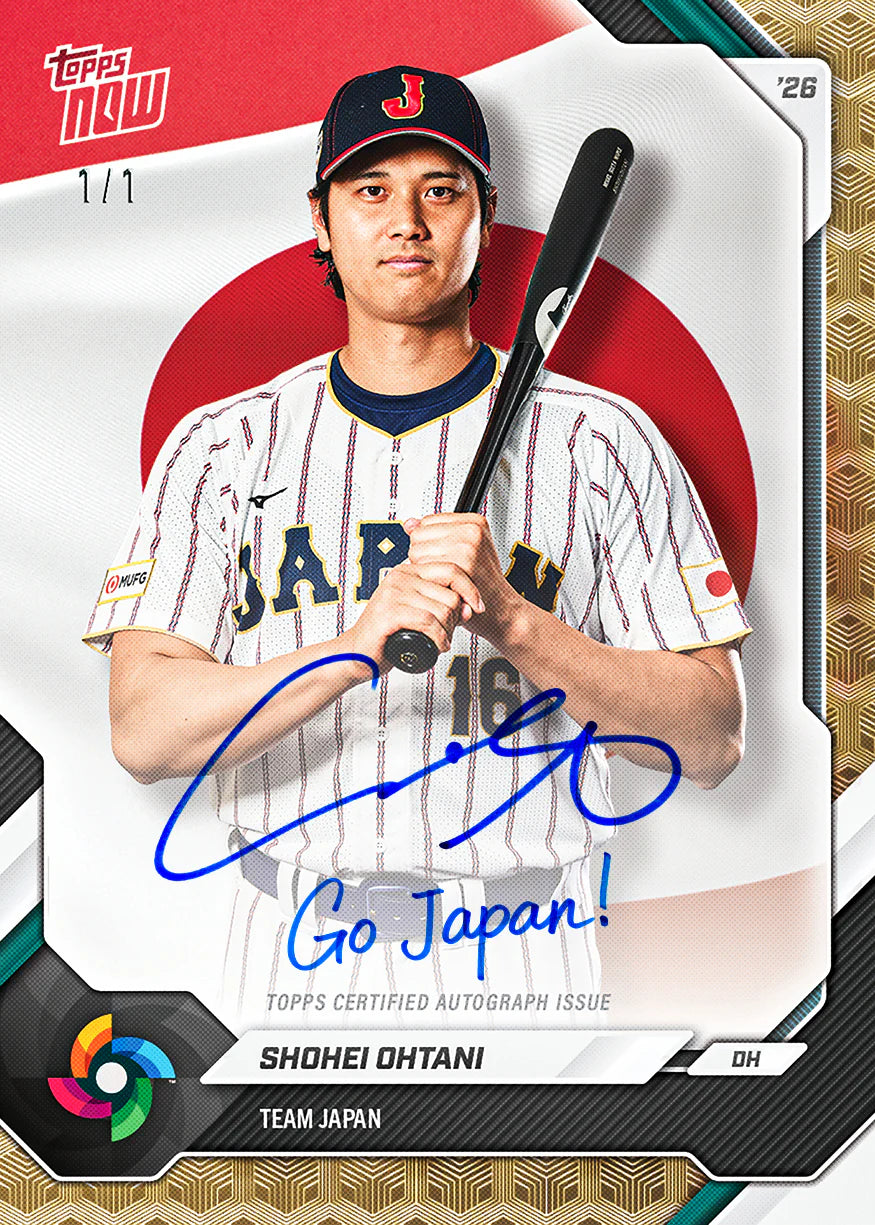 2026 WBC Topps NOW® 國家隊組