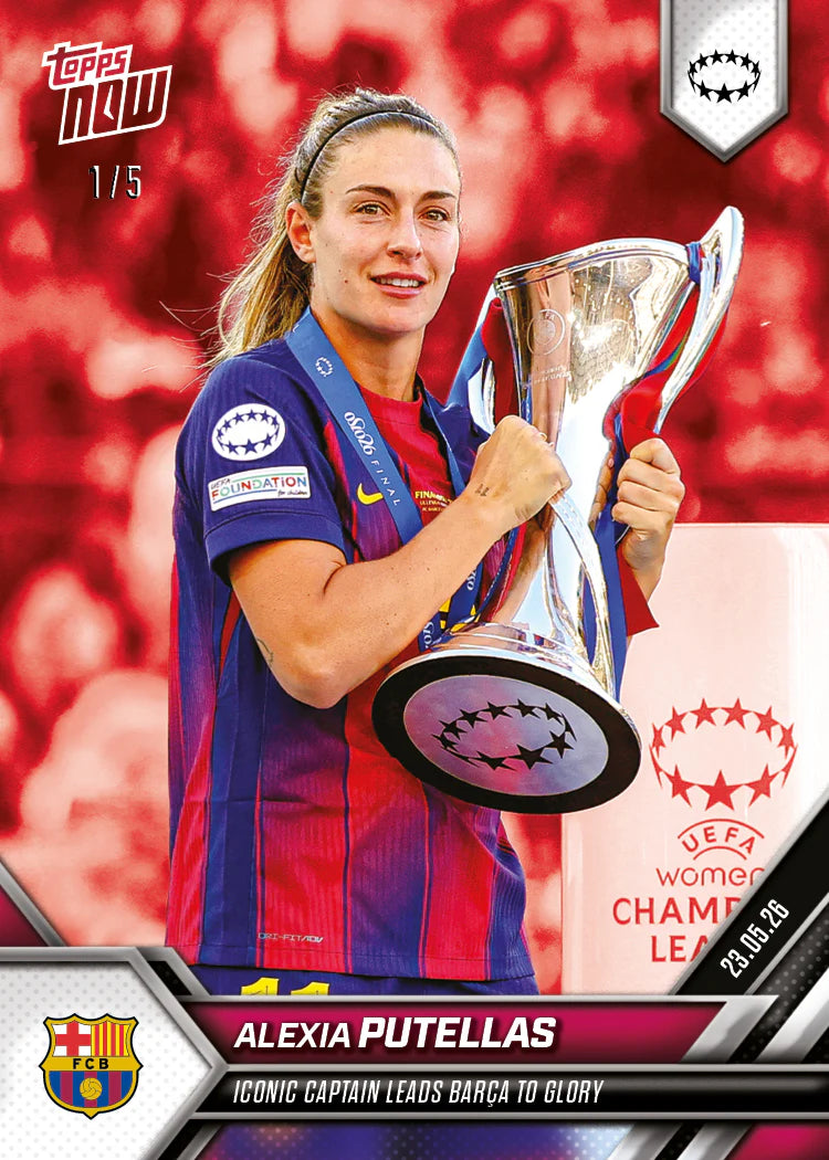 [6/2限時預購] Alexia Putellas - 2025-26 UWCL Topps NOW® - Card 31