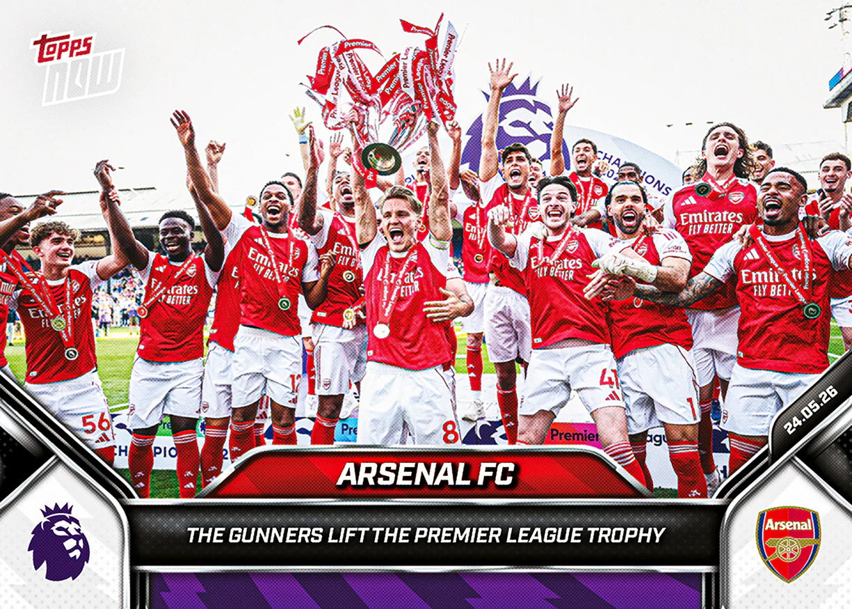 [6/2限時預購] Arsenal FC - 2025-26 Premier League Topps NOW® - Card 200