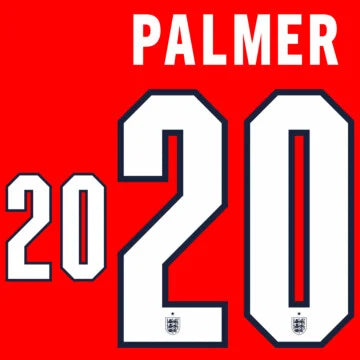 英格蘭 2026 背號組 | England 2026 Nameset