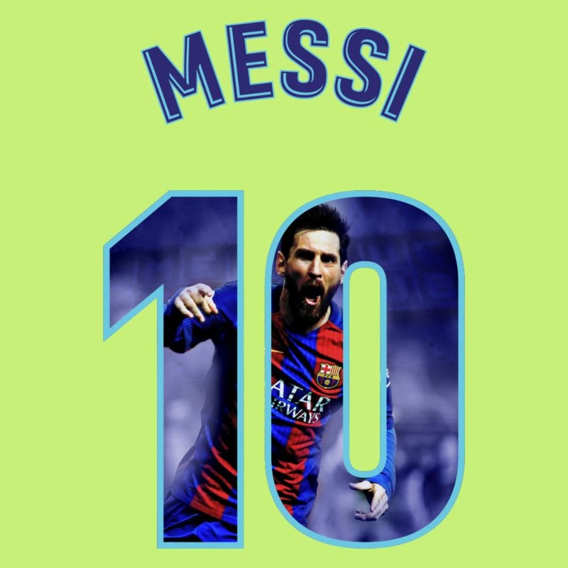 特殊印字（非官方）Ｍessi 10