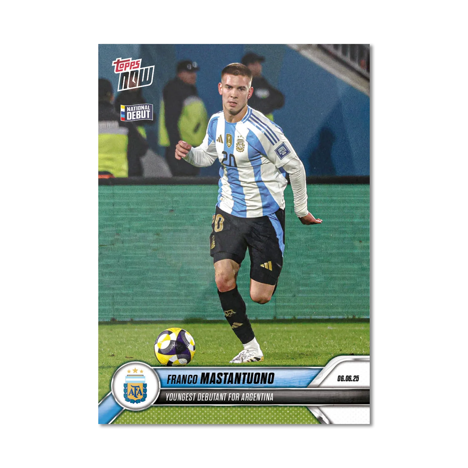 ToppsNow | Franco Mastantuono | 2024-25 Argentina | Card 1