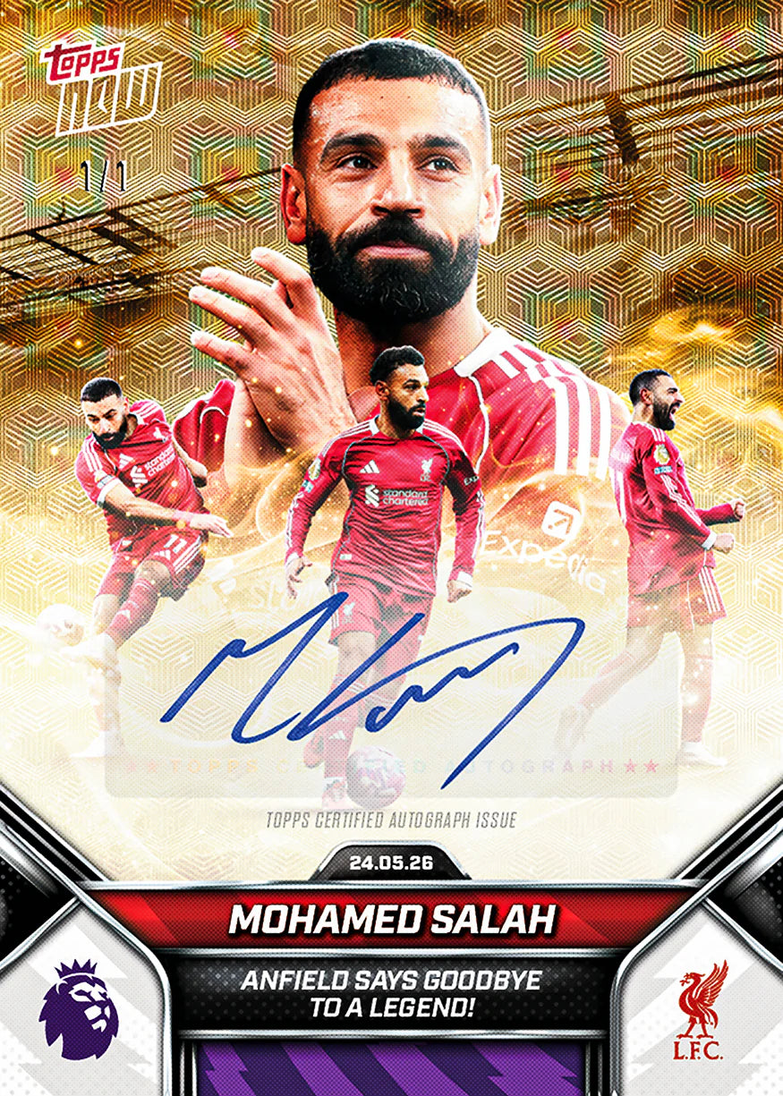 [6/2限時預購] Mohamed Salah - 2025-26 Premier League Topps NOW® - Card 203