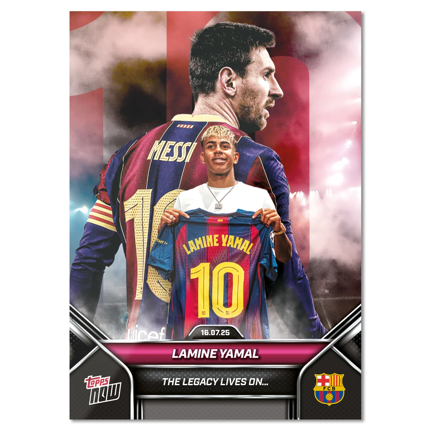ToppsNow | Lamine Yamal | 2025 FC Barcelona | Card 2