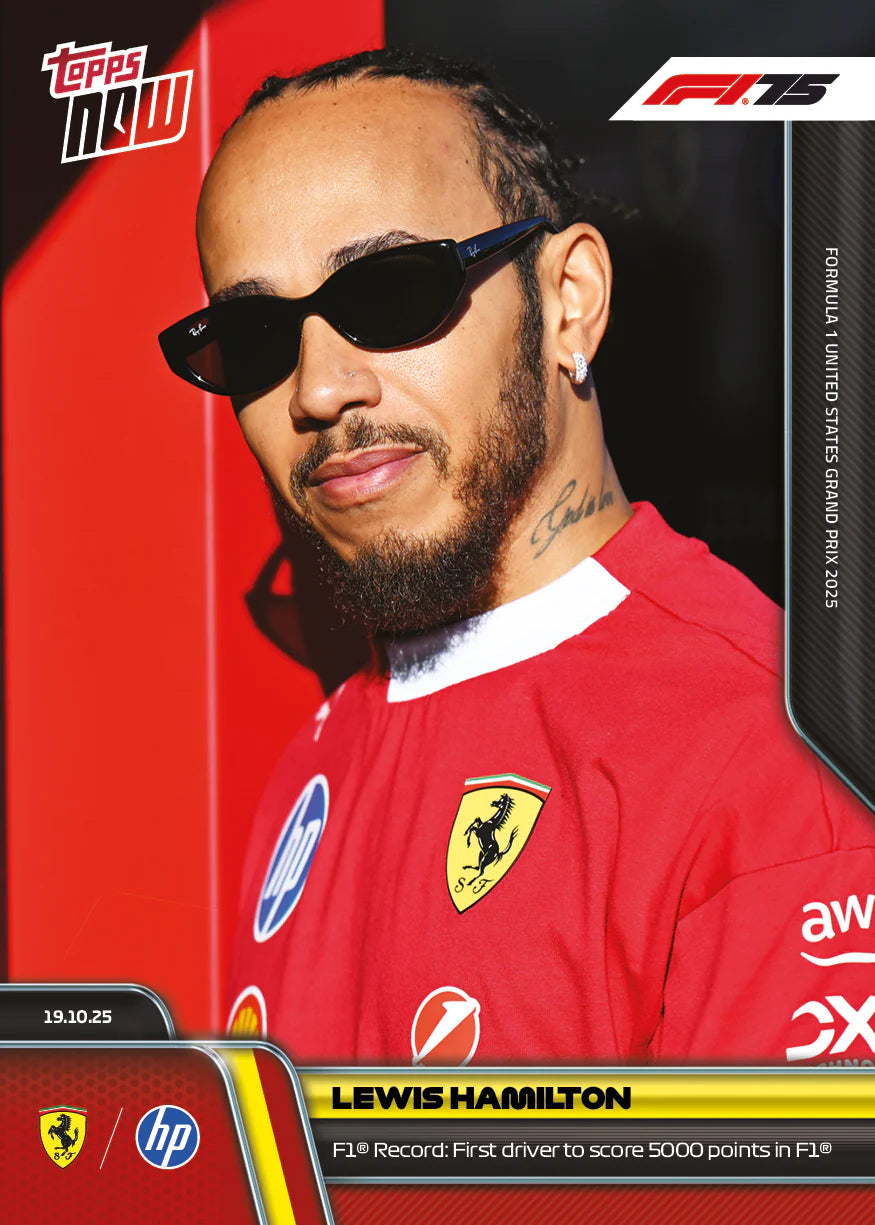 ToppsNow | Lewis Hamiltoni | 2025 Formula 1 | Card 70