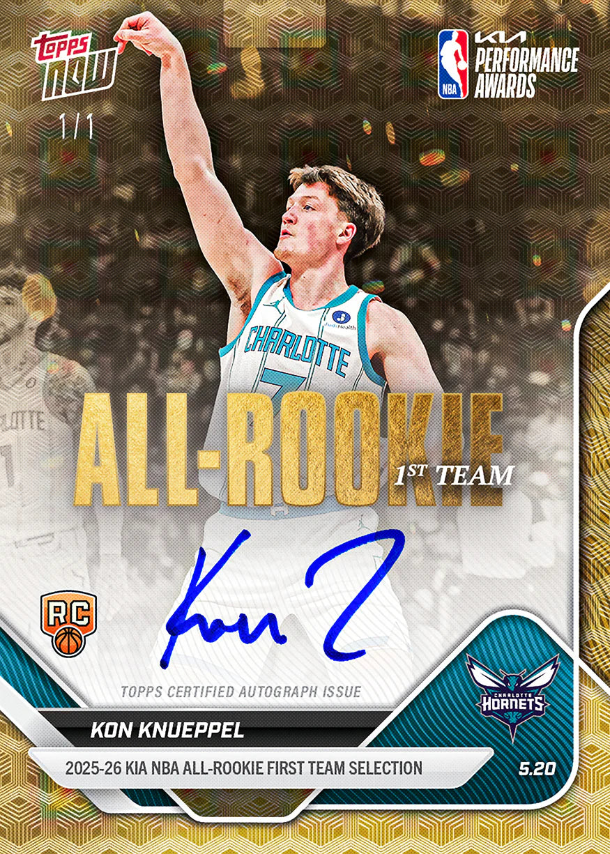 [5/23限時預購] 2025-26 NBA Topps NOW All Rookie