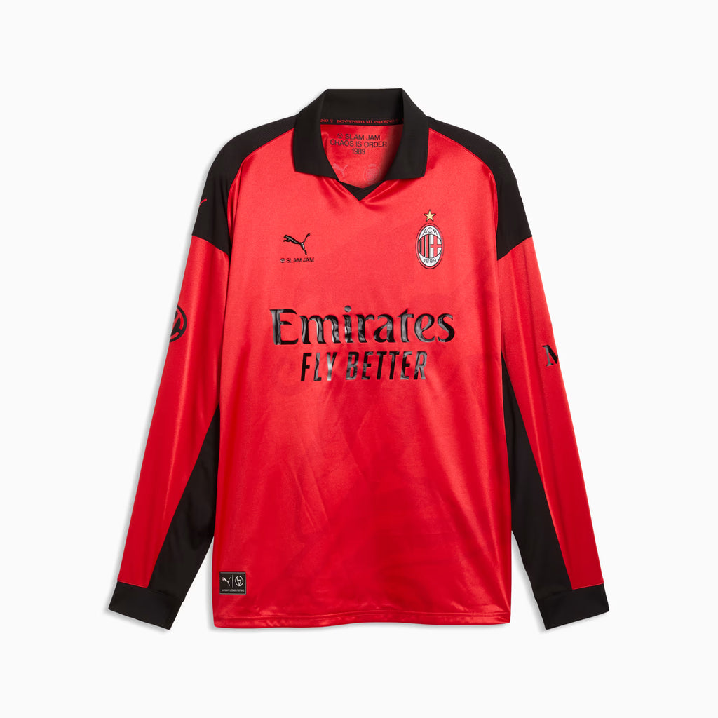 AC米蘭 25/26 三客紅 限量版 | AC Milan 25/26 Fourth X Slam Jam LS Red Limited Edition
