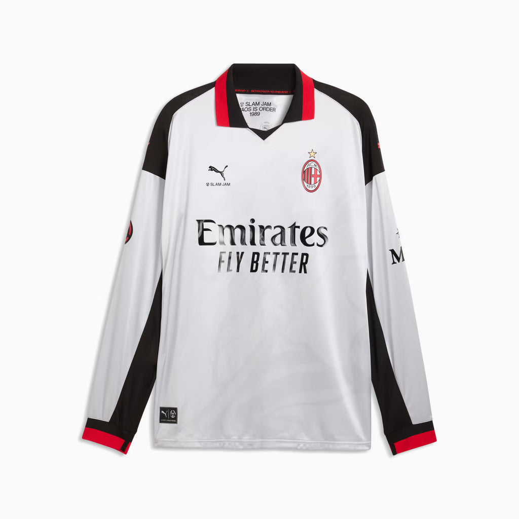 AC米蘭 25/26 三客銀 限量版 | AC Milan 25/26 Fourth X Slam Jam LS Silver Limited Edition