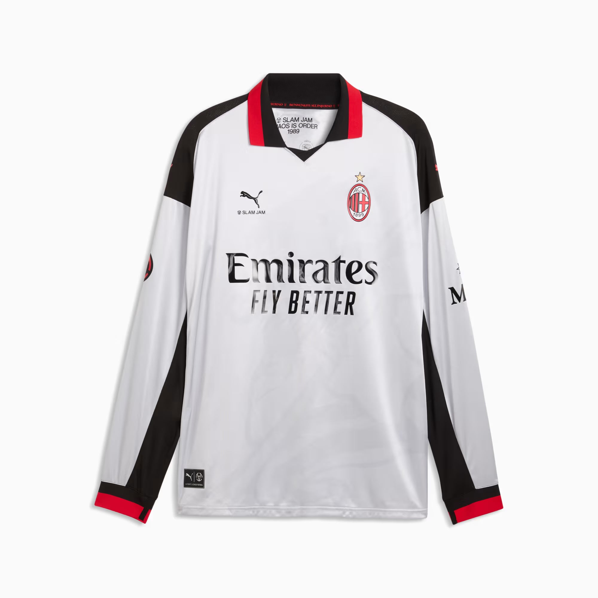 AC米蘭 25/26 三客銀 限量版 | AC Milan 25/26 Fourth X Slam Jam LS Silver Limited Edition