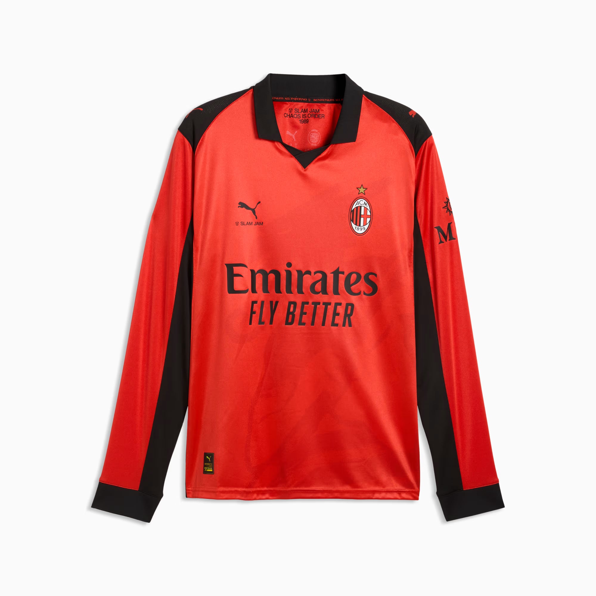 AC米蘭 25/26 三客紅 | AC Milan 25/26 Fourth X Slam Jam LS Red