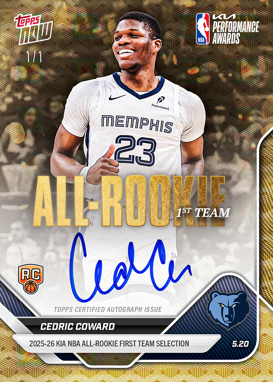 [5/23限時預購] 2025-26 NBA Topps NOW All Rookie