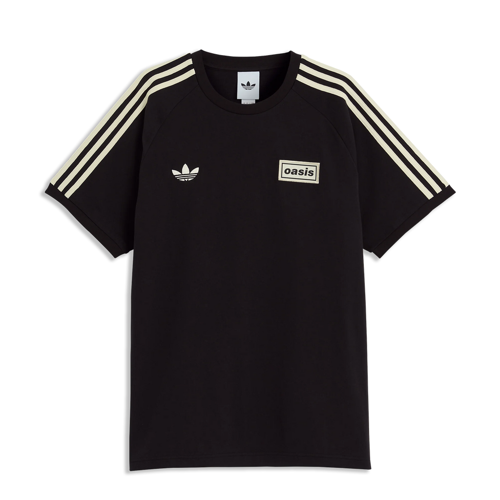 Oasis Live '25 Adidas 3 Stripes T-Shirt Black