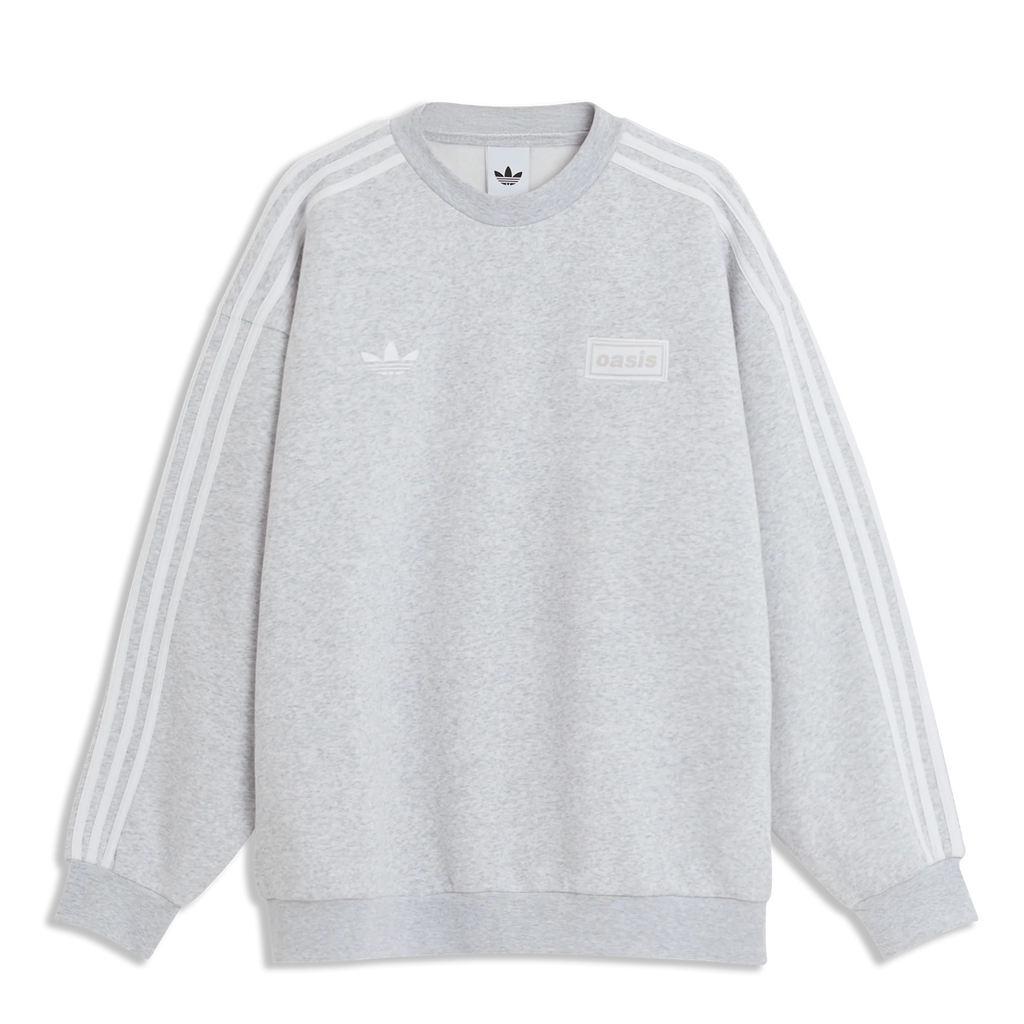 Oasis Live '25 Adidas Crewneck Sweatshirt Light Grey