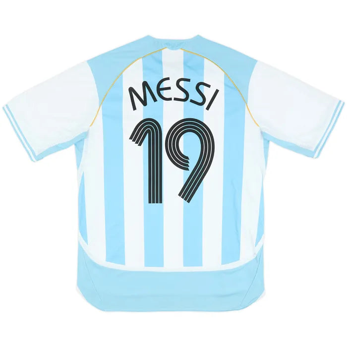 阿根廷 2006 主場復刻 #19 Messi | Argentina 2006 Home Reissue