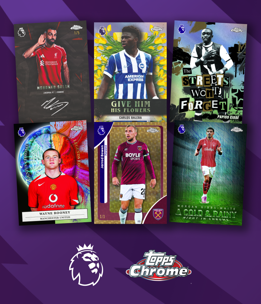2026 Topps Chrome Premier League Hobby Box