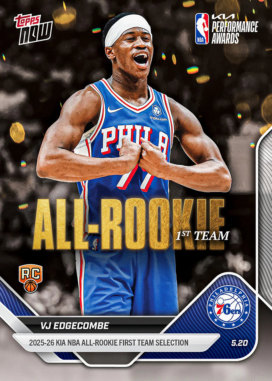 [5/23限時預購] 2025-26 NBA Topps NOW All Rookie