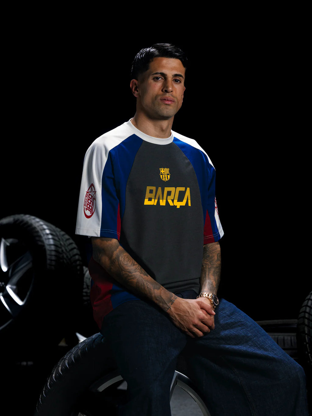 Tee Antracite Racing Barça