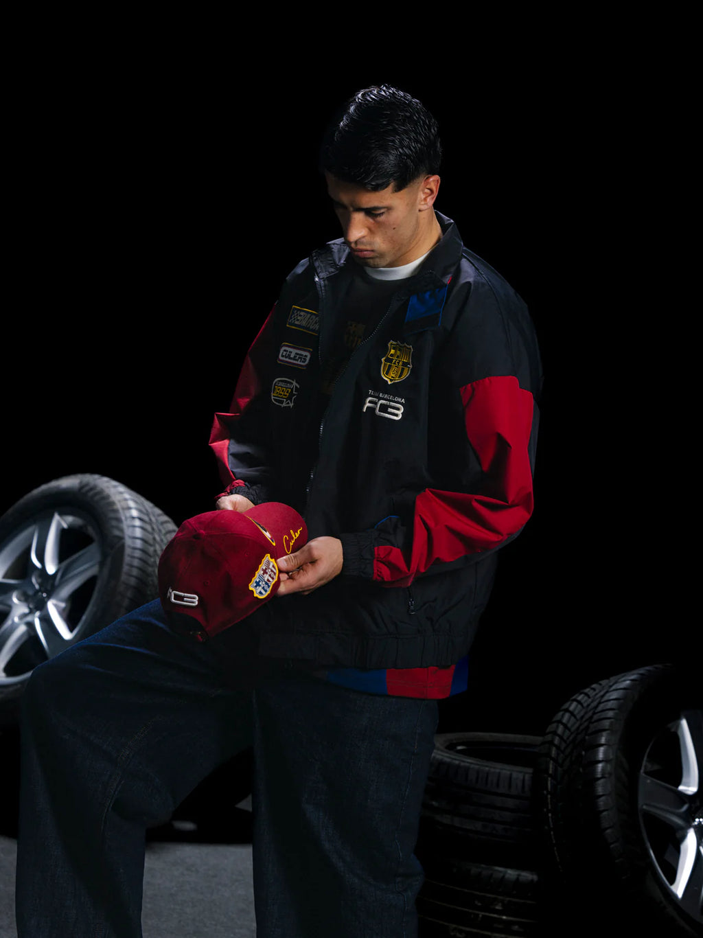 Light Jacket Antracite Racing Barça