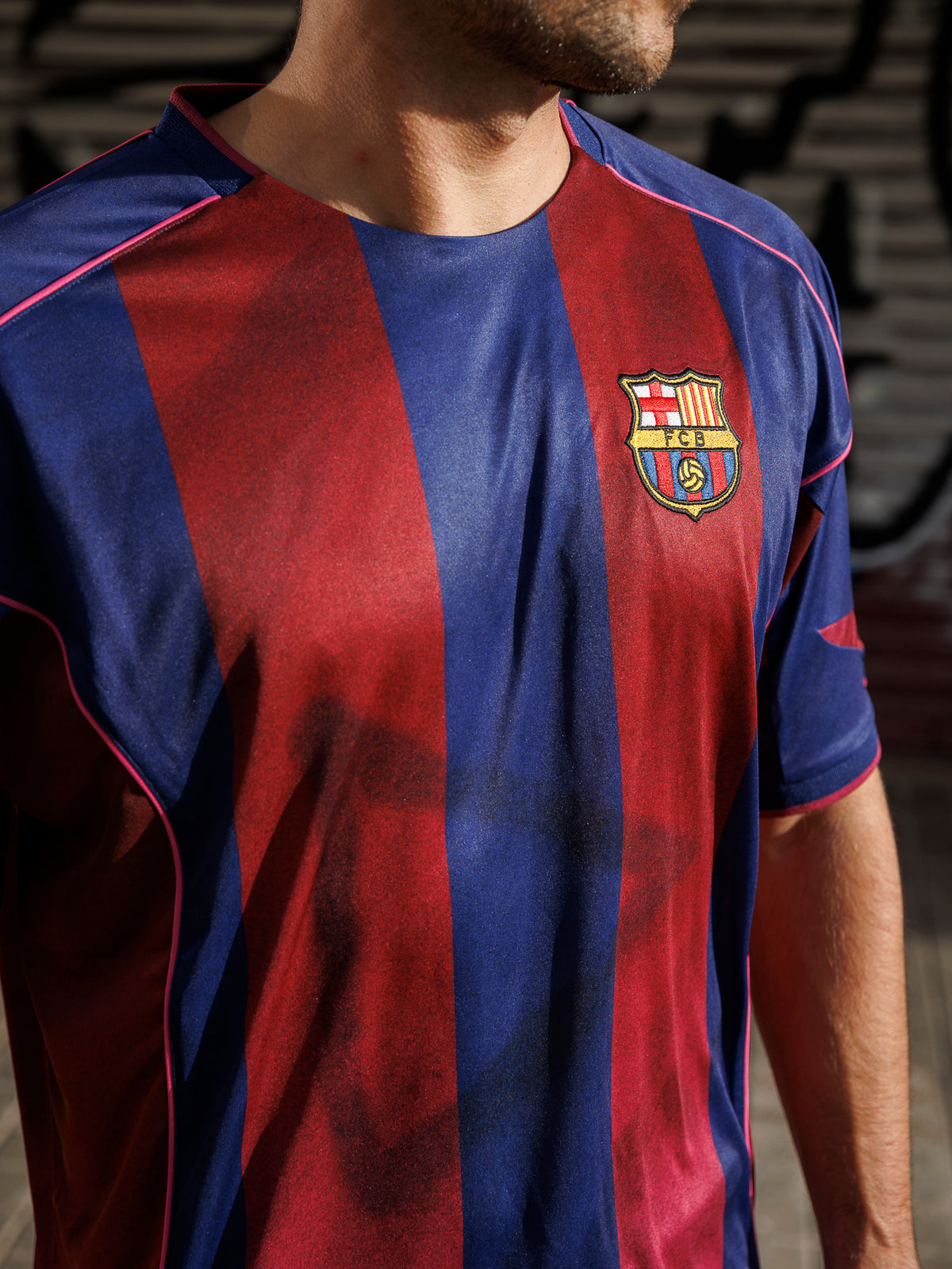 Ed Sheeran x Spotify x FC Barcelona Retro 2004/05 Home Play Jersey