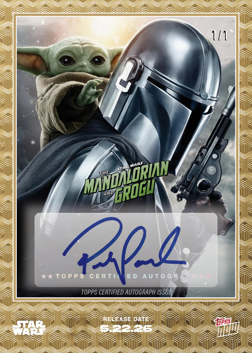 [5/27限時預購] 2026 Star Wars Topps NOW® The Mandalorian and Grogu
