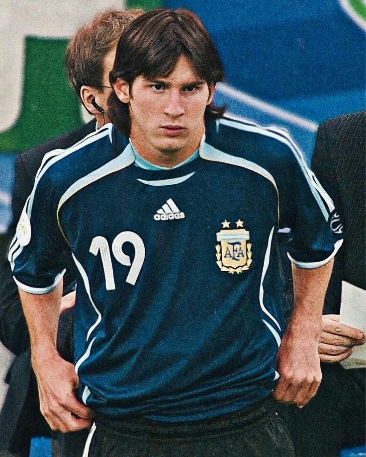 阿根廷 2006 客場復刻 #19 Messi | Argentina 2006 Away Reissue
