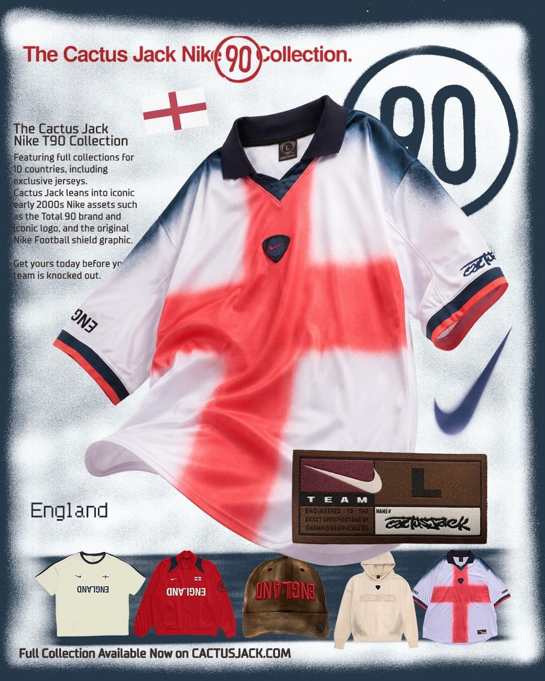 CJ X NIKE ENGLAND