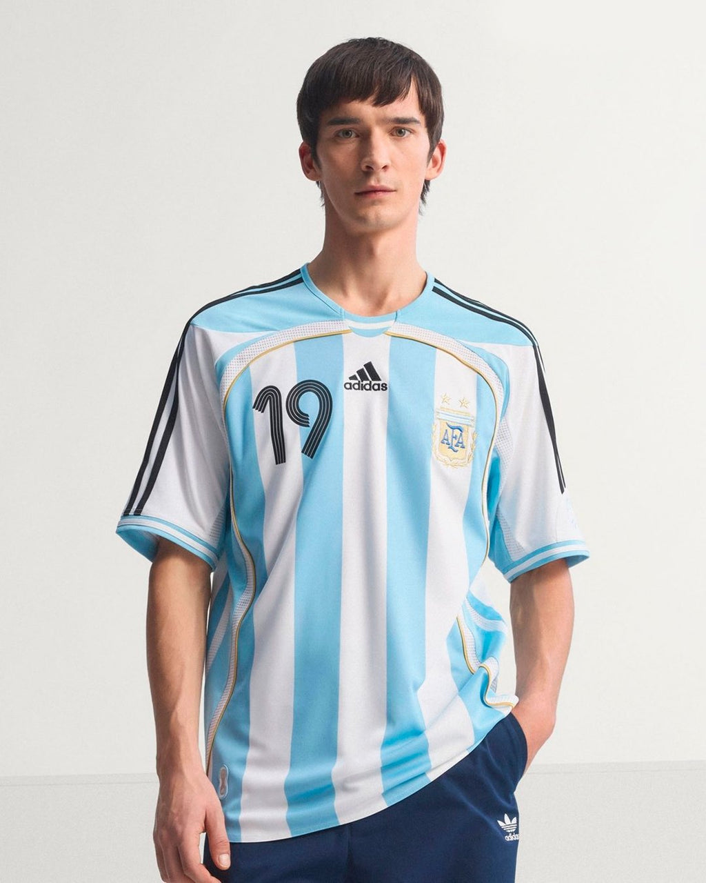 阿根廷 2006 主場復刻 #19 Messi | Argentina 2006 Home Reissue