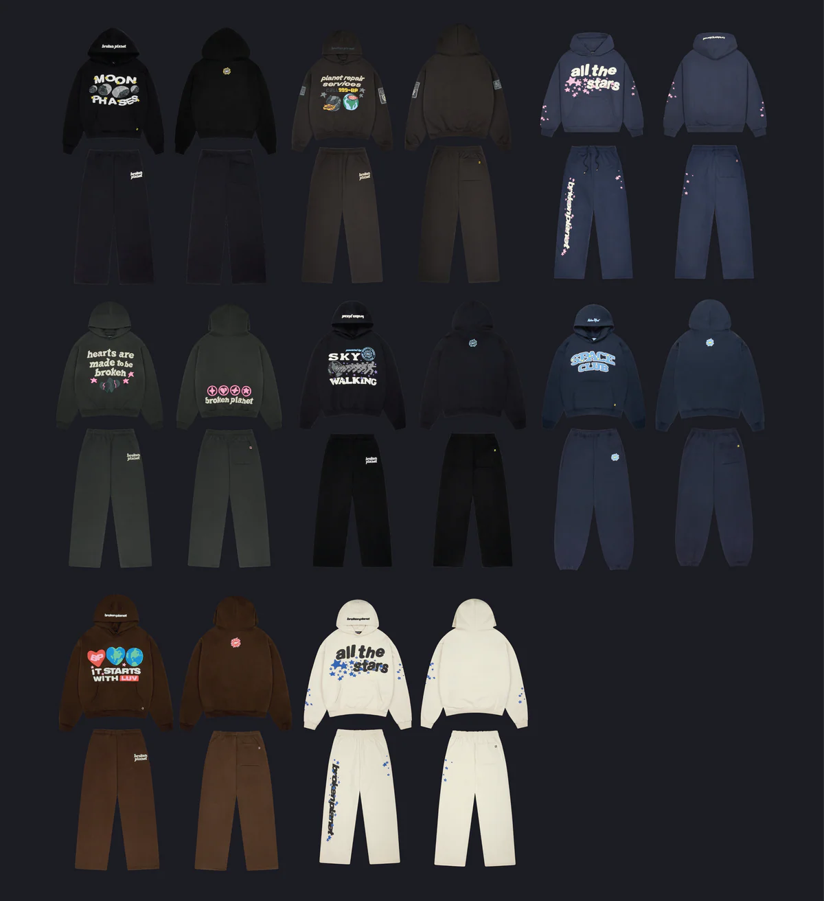 [BP盲盒] 帽踢T+長褲Set