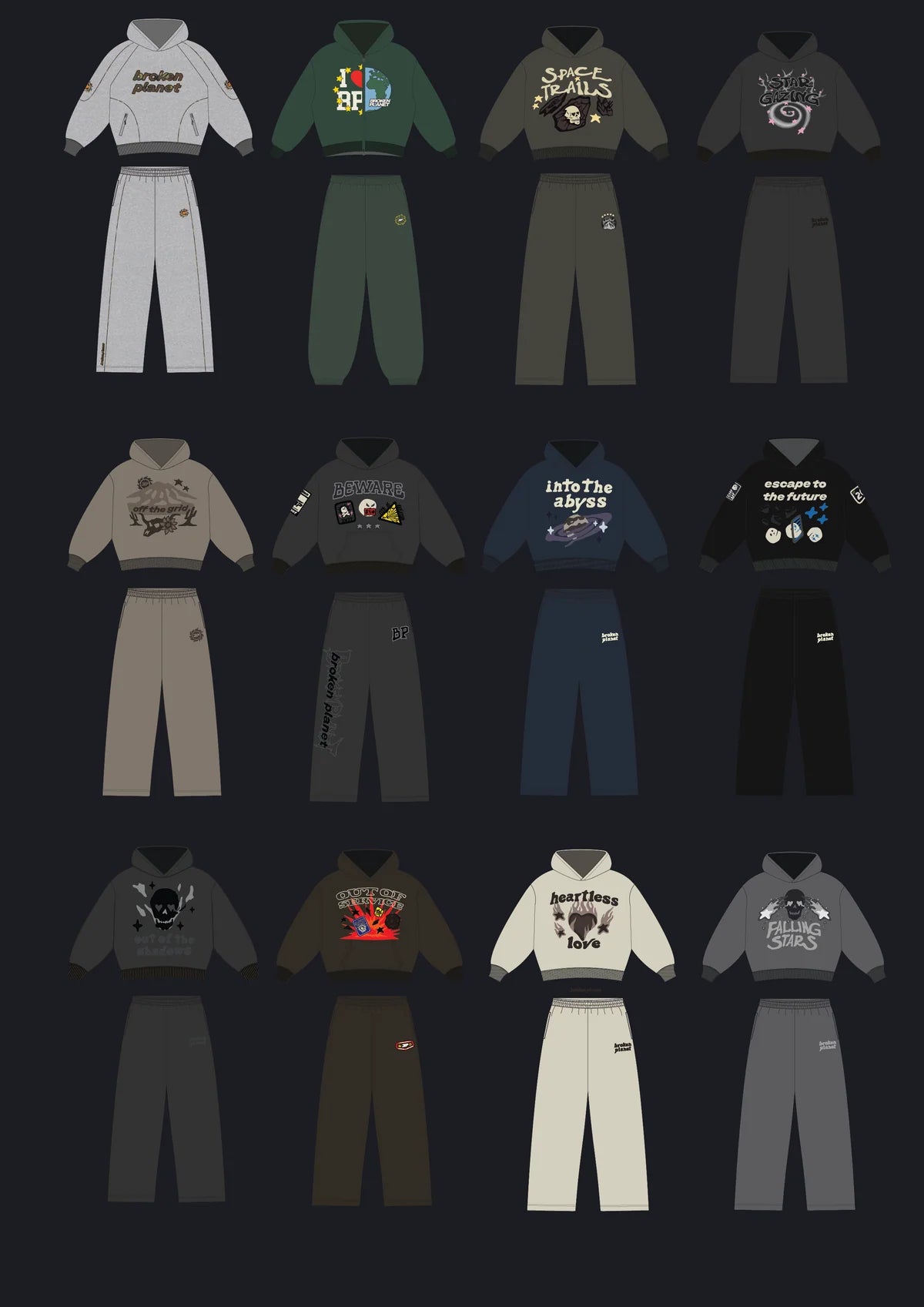 [BP盲盒] OG帽踢T+長褲Set