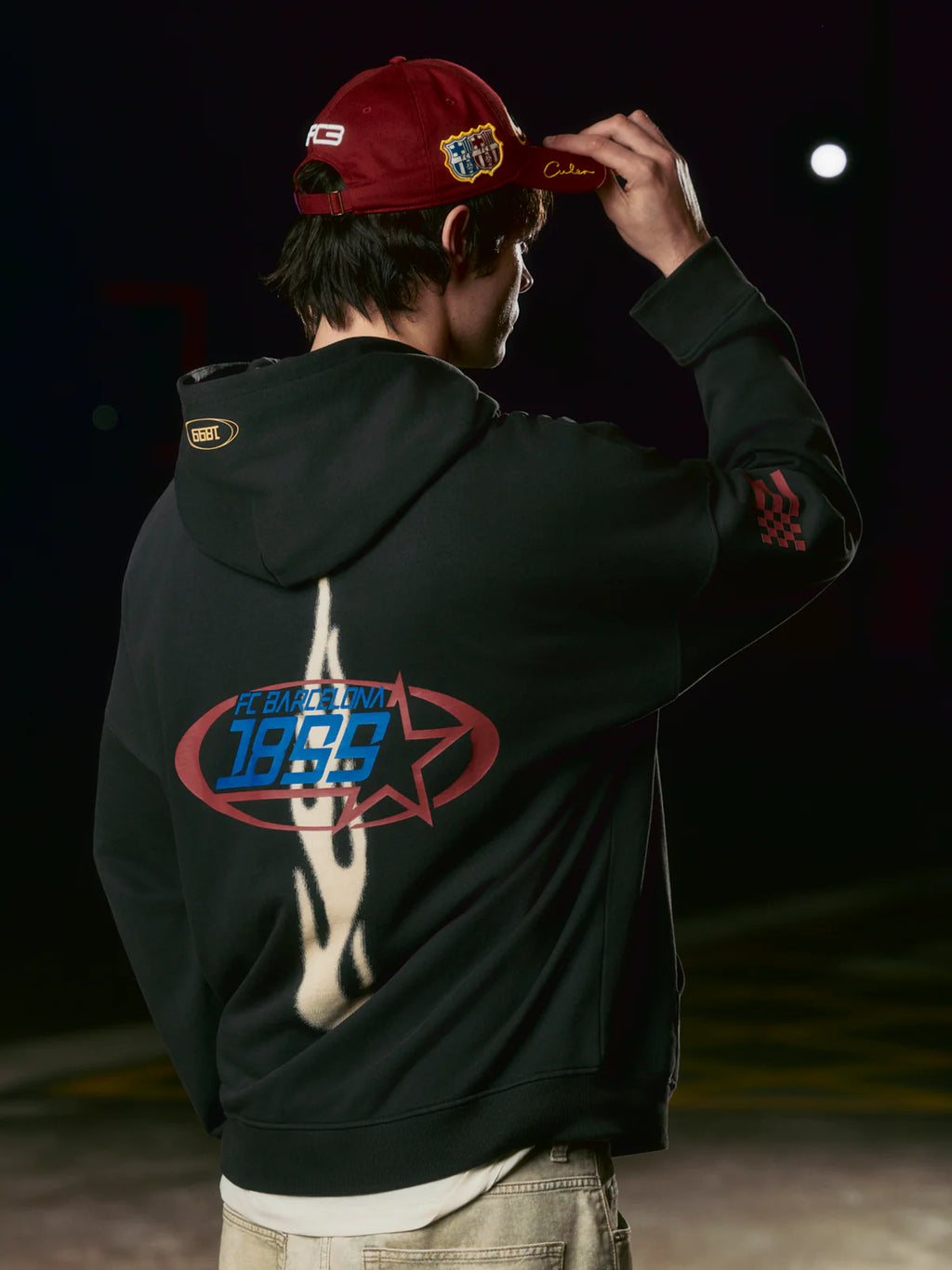 Cap Burgundy Racing Barça