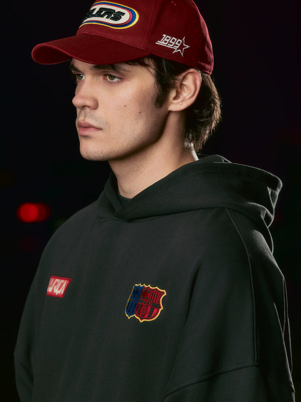 Hoodie Grey Racing Barça