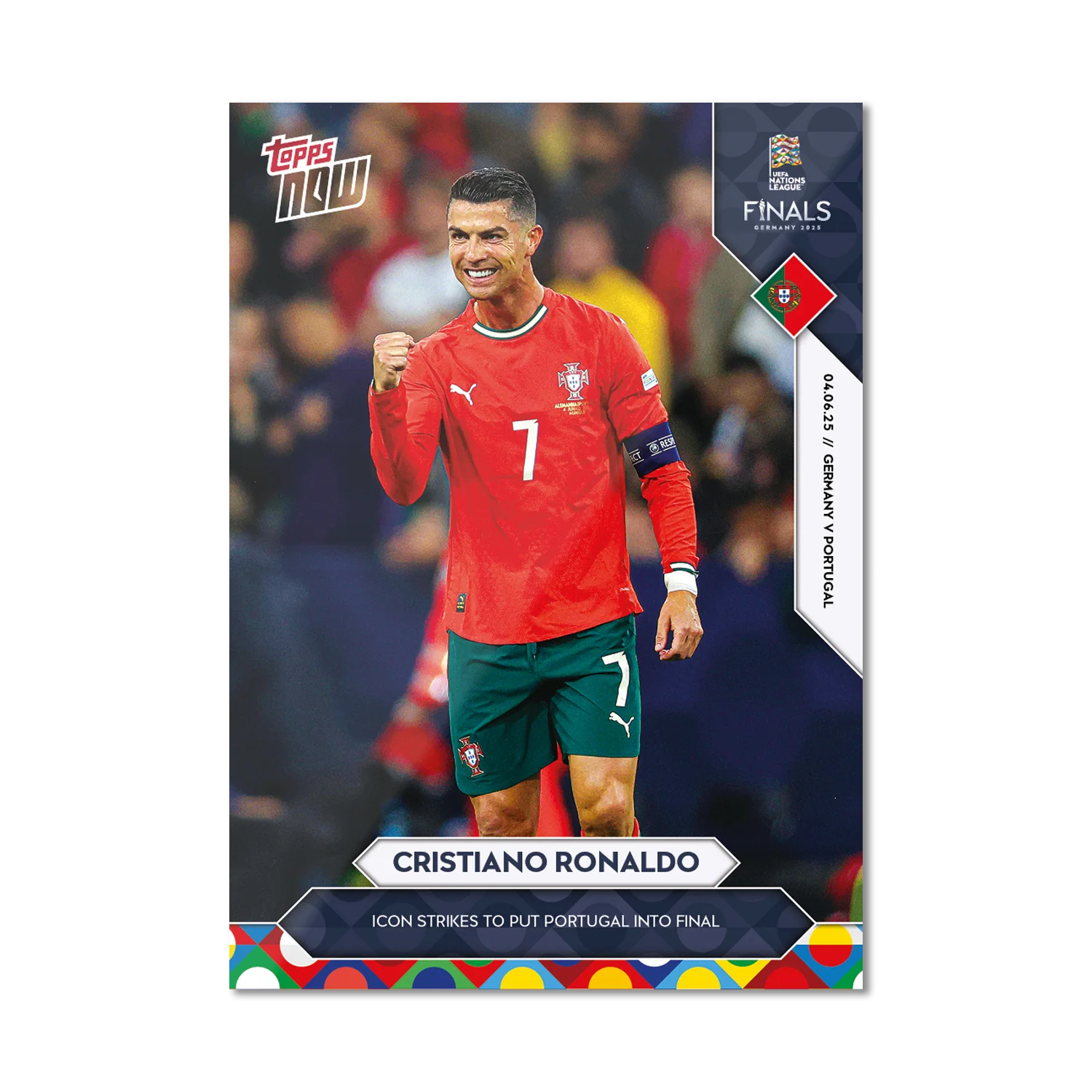 ToppsNow | Cristiano Ronaldo | 2025 UEFA Nations League | Card 1