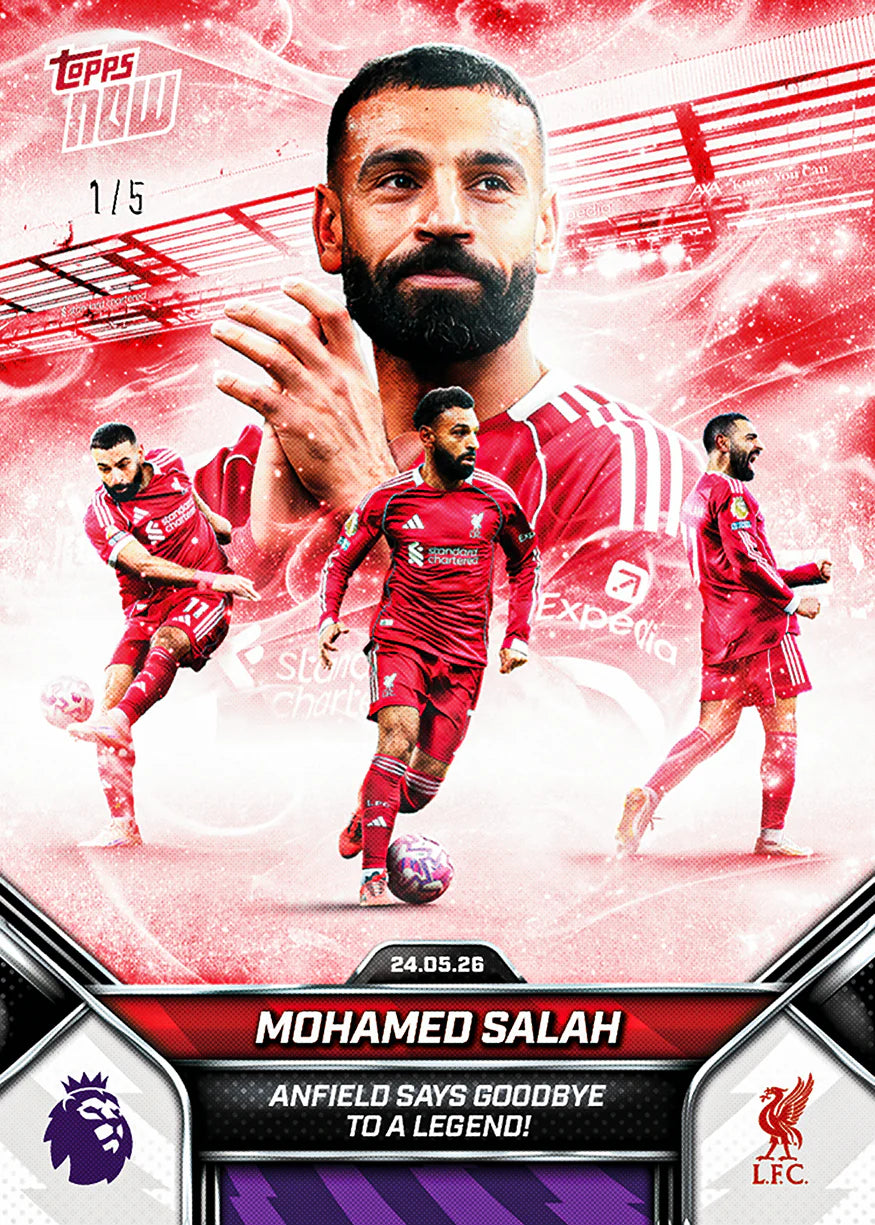 [6/2限時預購] Mohamed Salah - 2025-26 Premier League Topps NOW® - Card 203