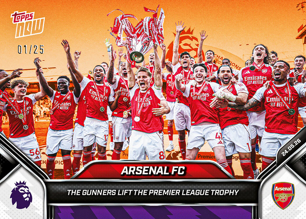 [6/2限時預購] Arsenal FC - 2025-26 Premier League Topps NOW® - Card 200