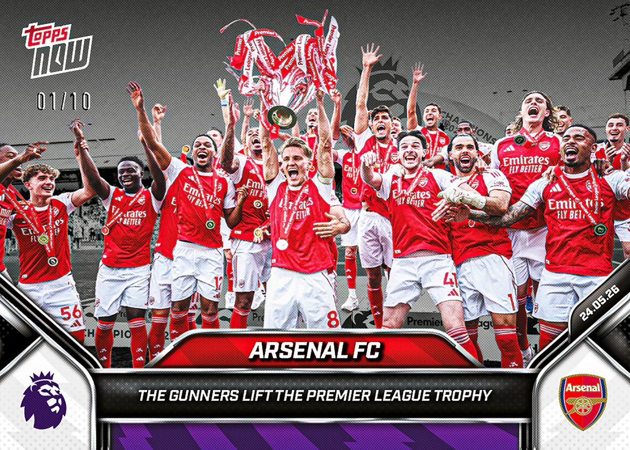 [6/2限時預購] Arsenal FC - 2025-26 Premier League Topps NOW® - Card 200