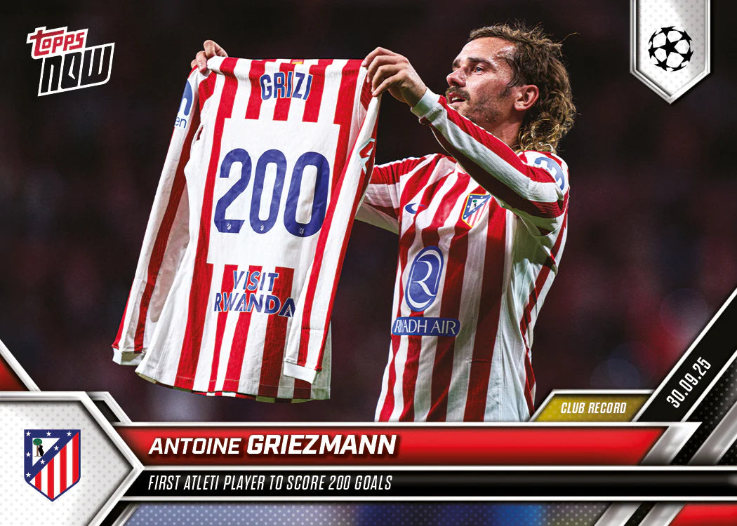 ToppsNow | Antoine Griezmann  | 2025-26 UCL | Card 25