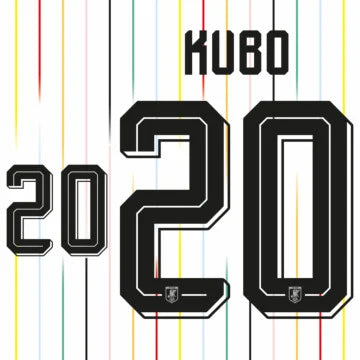 日本 2026 背號組 | Japan 2026 Nameset