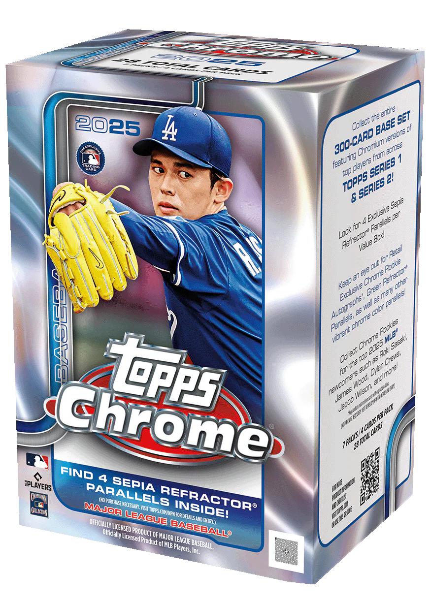 2025 Topps Chrome® Baseball - Value Box