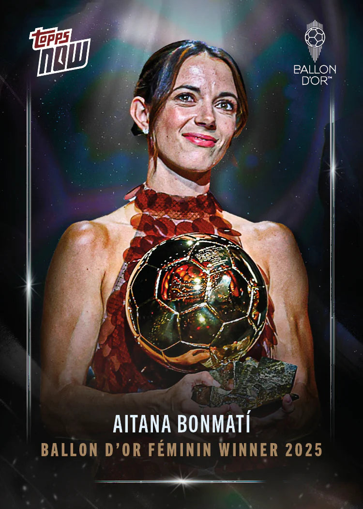 ToppsNow | Aitana Bonmatí  | 2025 Ballon d'Or | Card 2