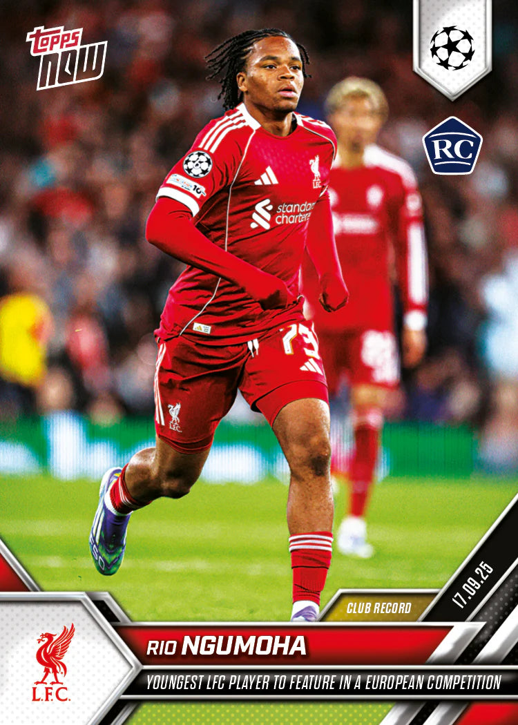 ToppsNow | Rio Ngumoha | 2025-26 UCL | Card 14