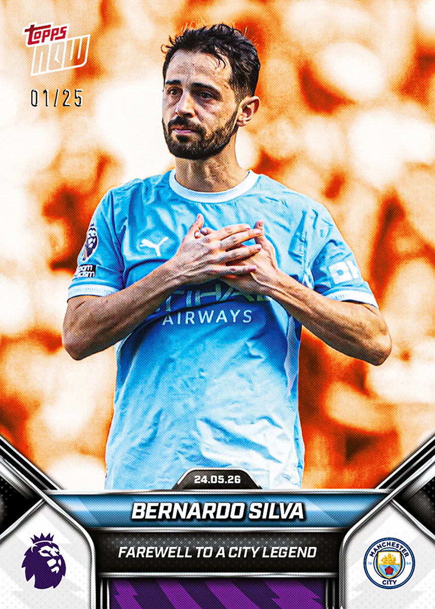 [6/2限時預購] Bernardo Silva - 2025-26 Premier League Topps NOW® - Card 202