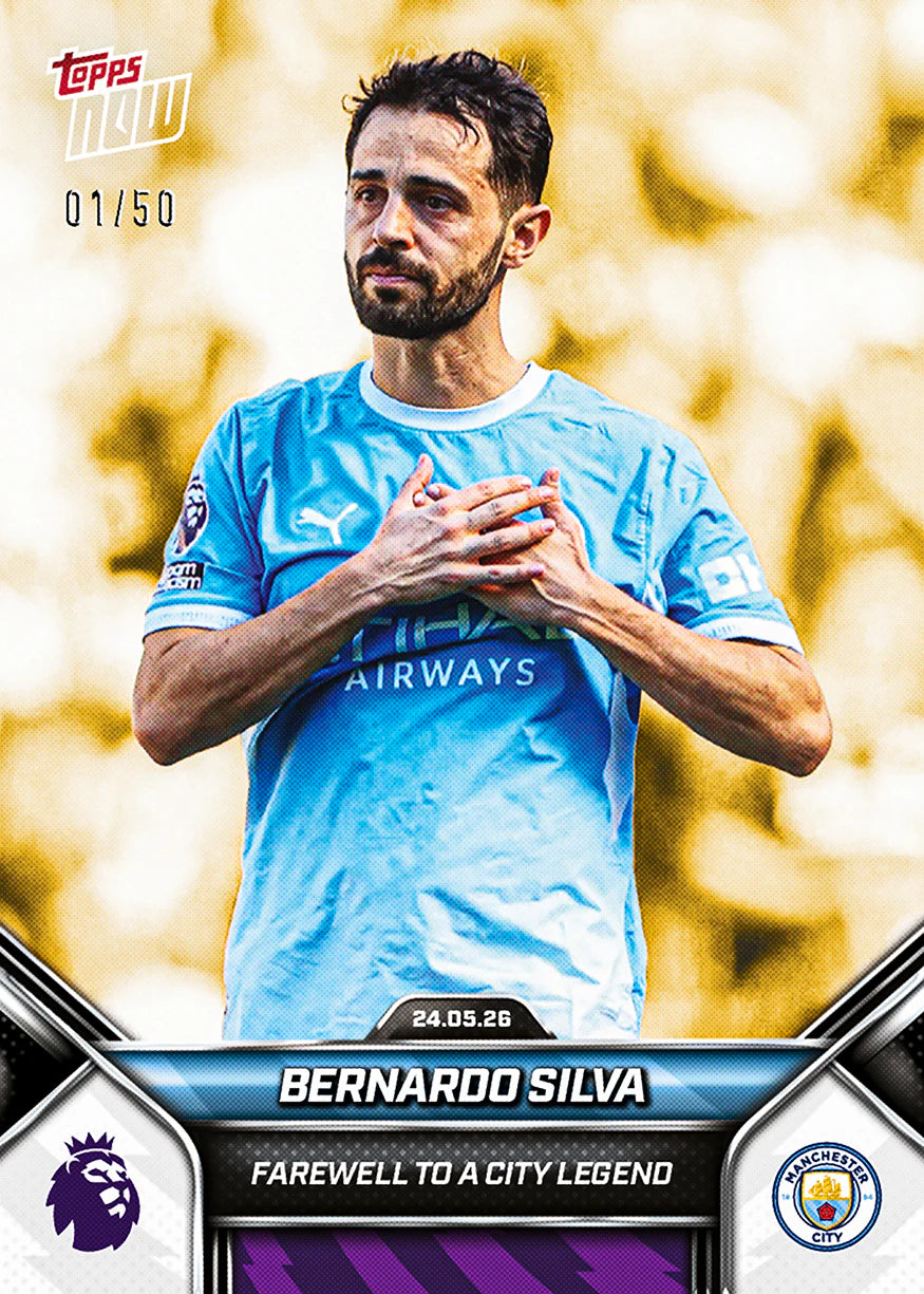 [6/2限時預購] Bernardo Silva - 2025-26 Premier League Topps NOW® - Card 202