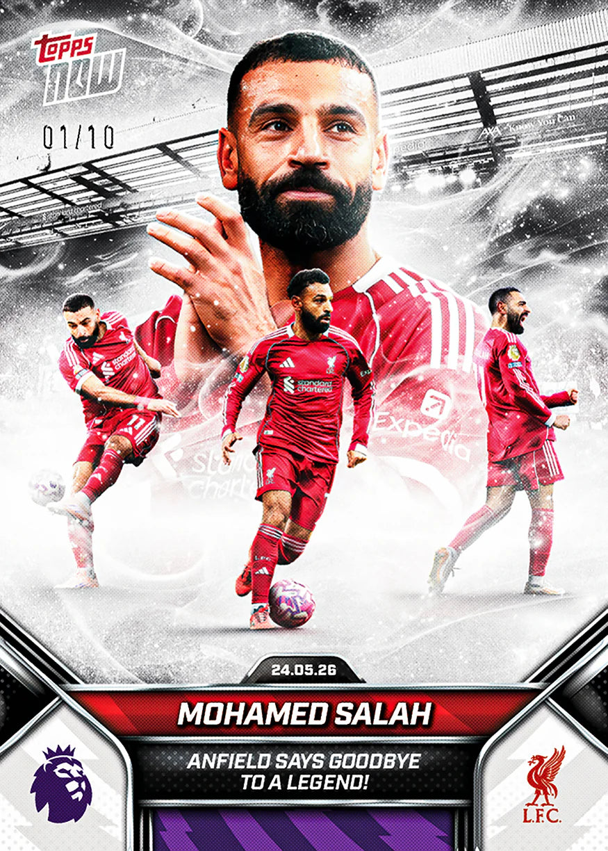 [6/2限時預購] Mohamed Salah - 2025-26 Premier League Topps NOW® - Card 203