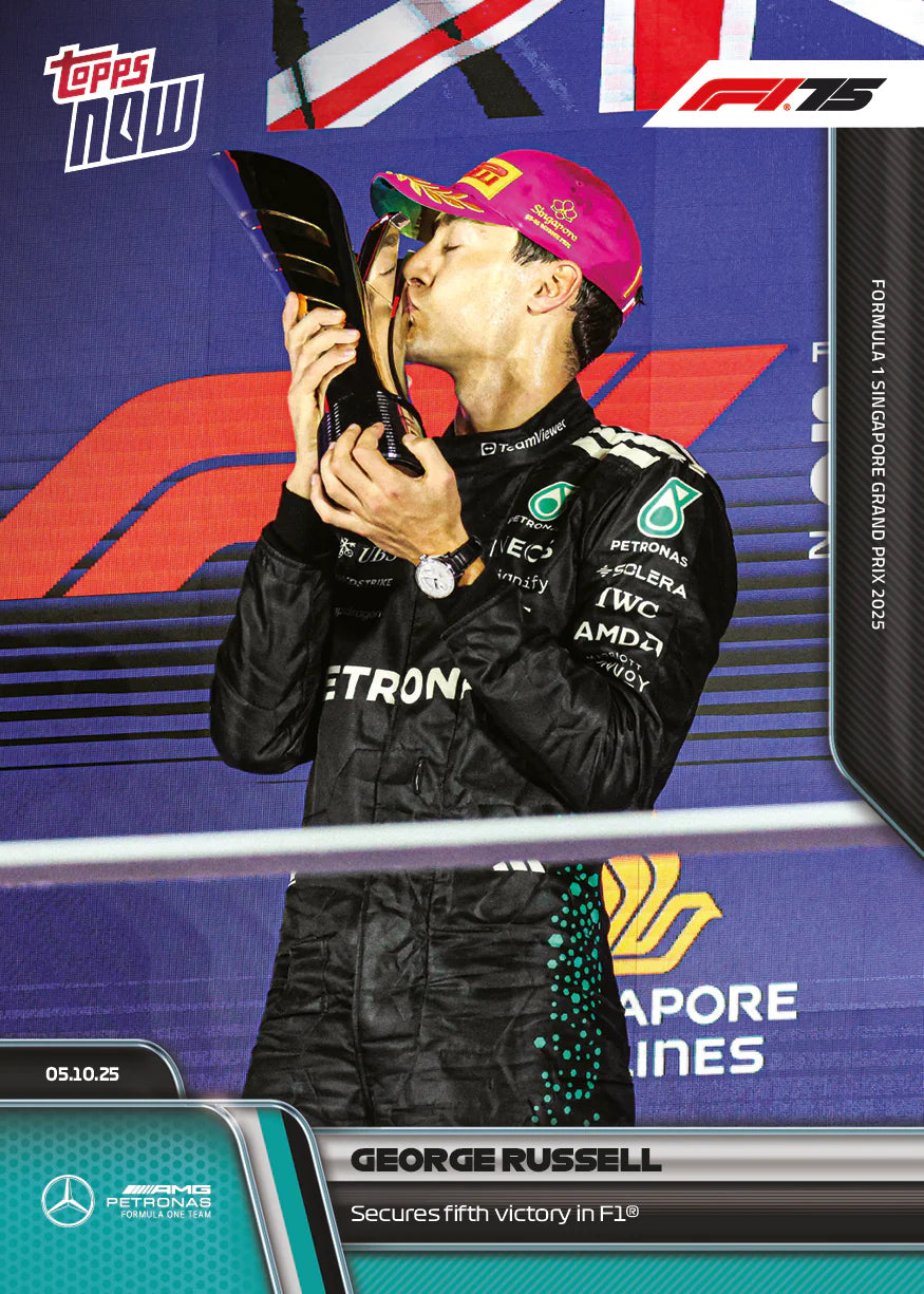 ToppsNow | George Russell | 2025 Formula 1® | Card 67
