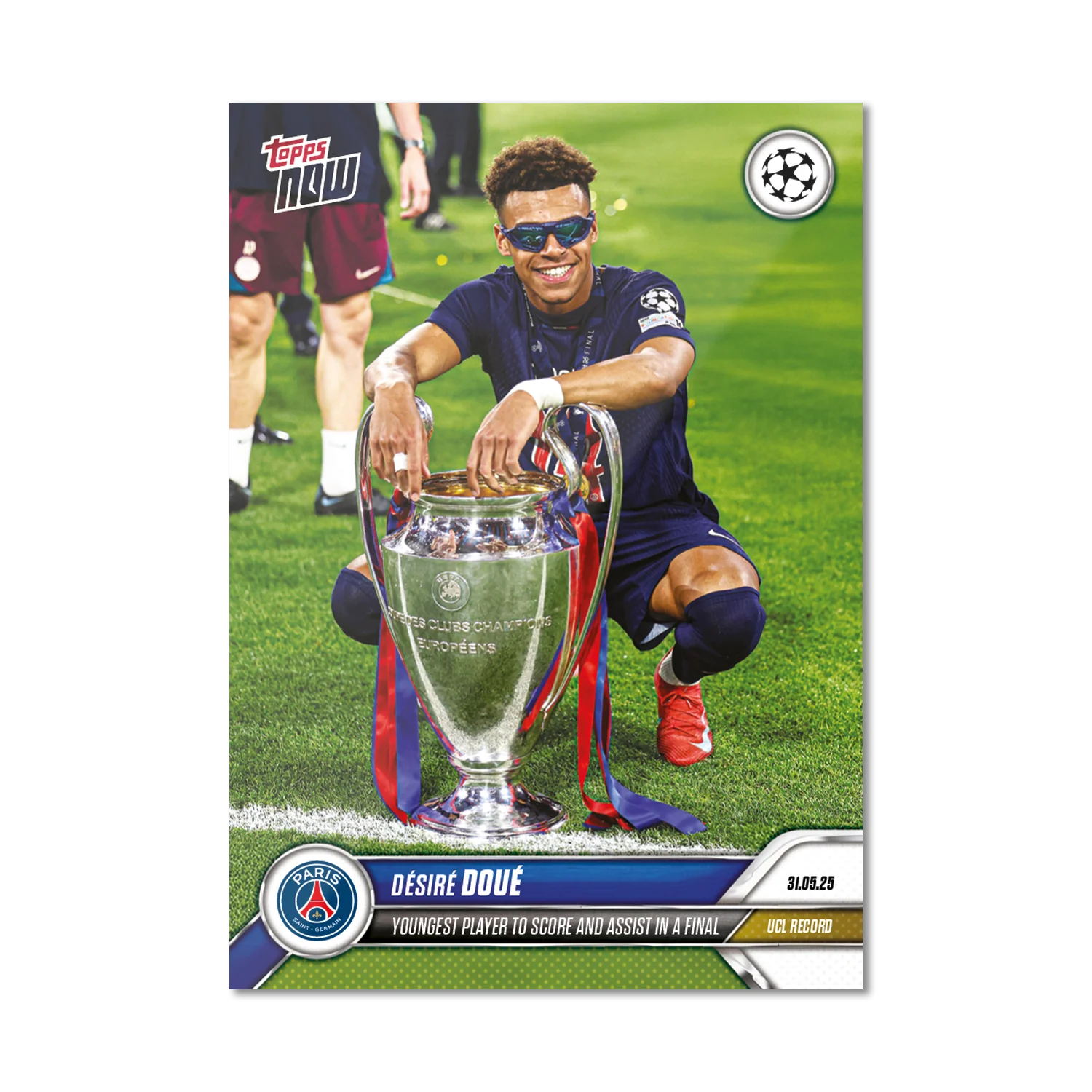 ToppsNow | Désiré Doué | 2024-25 UCL | Card 162