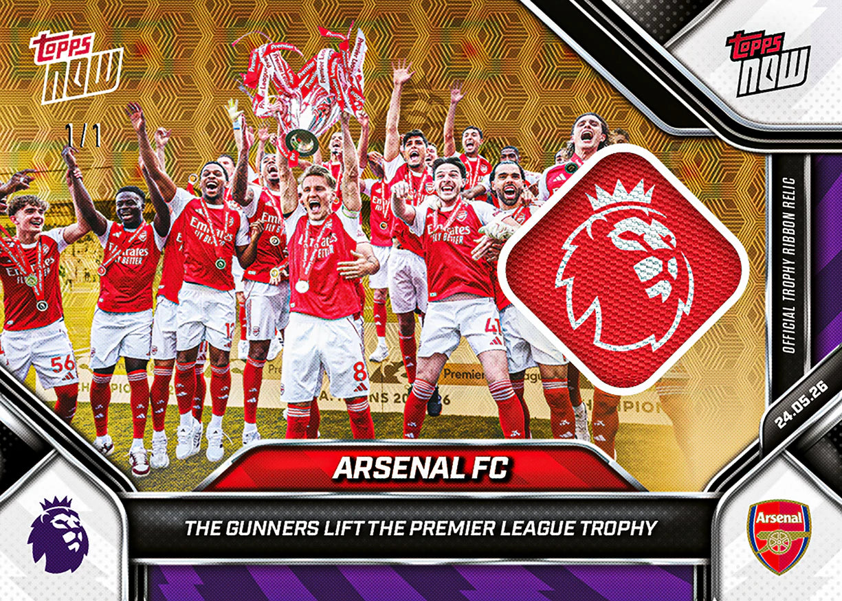 [6/2限時預購] Arsenal FC - 2025-26 Premier League Topps NOW® - Card 200