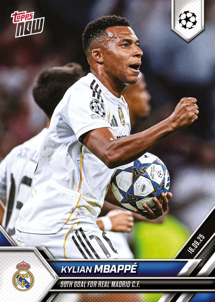 ToppsNow | Kylian Mbappé | 2025-26 UCL | Card 8